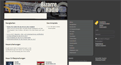 Desktop Screenshot of bizarre-radio.de